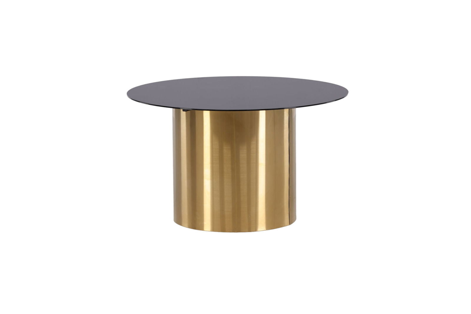 Ystad - Sofa Table - Smoked Glass / Shiny Brass - vivahabitat.com