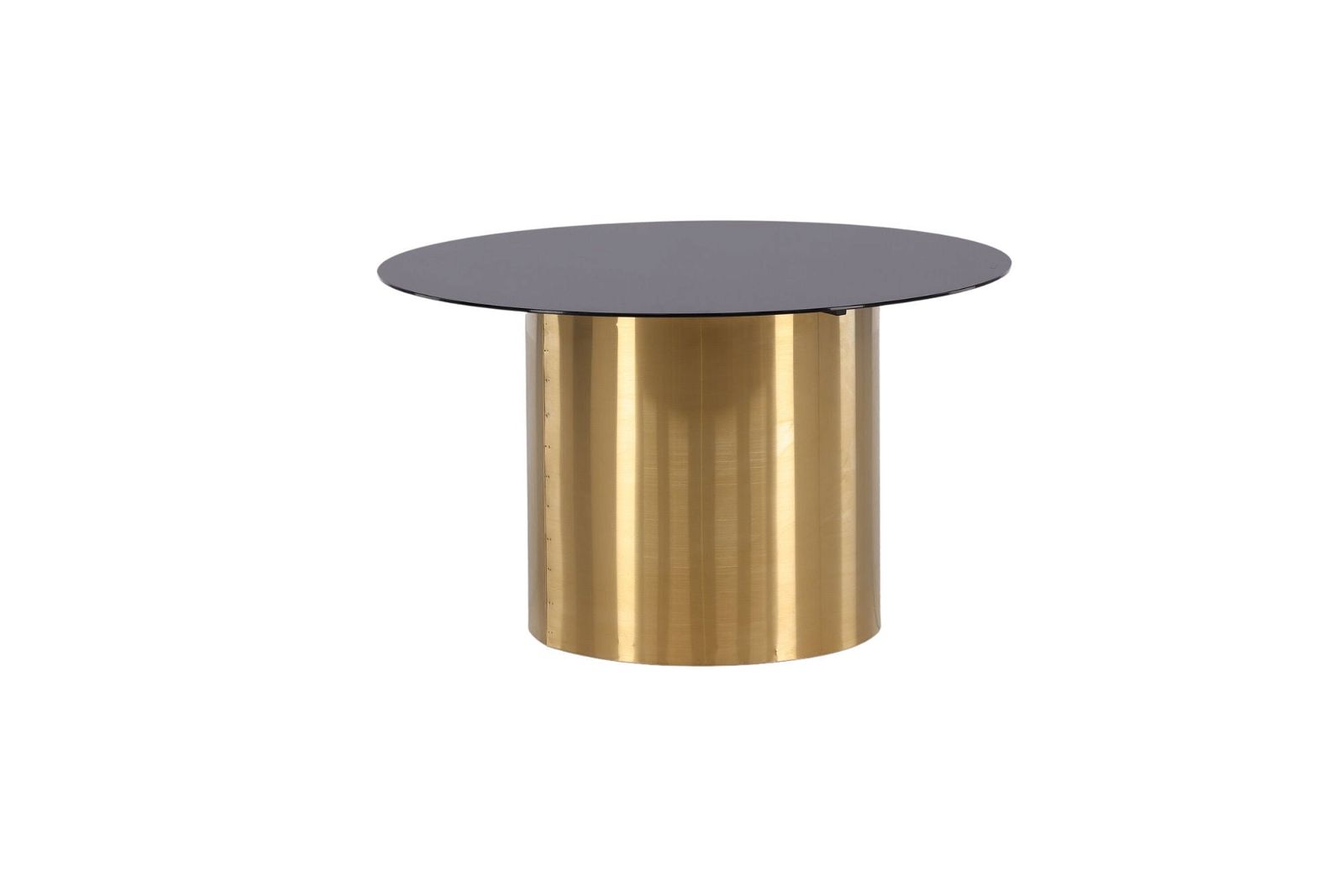 Ystad - Sofa Table - Smoked Glass / Shiny Brass - vivahabitat.com