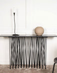 Side Table high- Artificial Stone / Black - vivahabitat.com