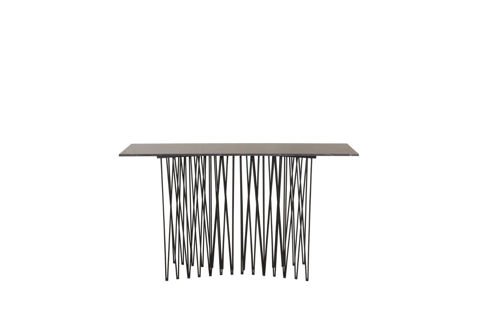 Side Table high- Artificial Stone / Black - vivahabitat.com