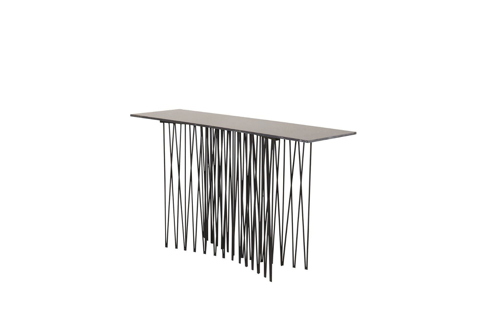 Side Table high- Artificial Stone / Black - vivahabitat.com