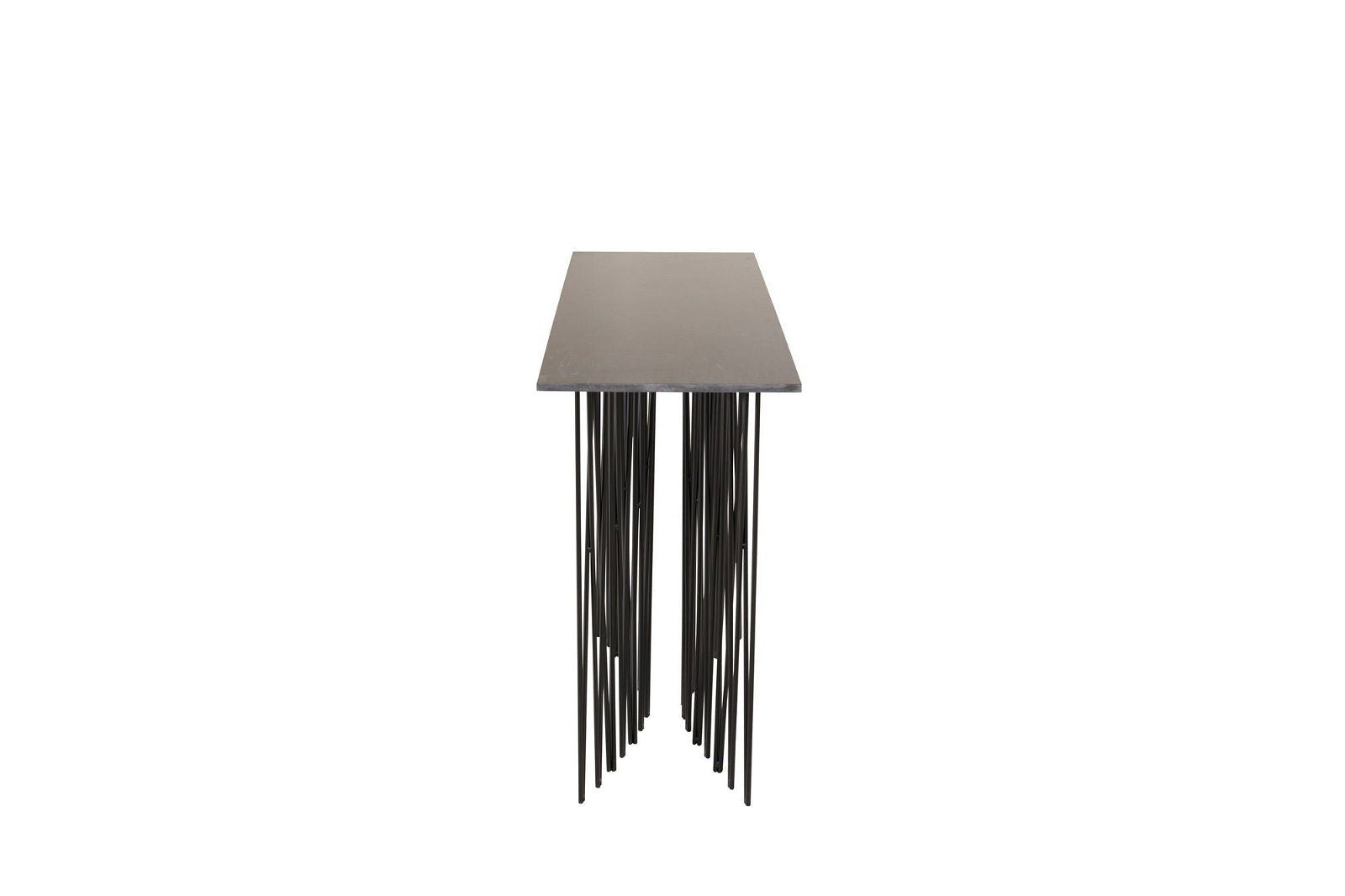 Side Table high- Artificial Stone / Black - vivahabitat.com