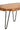 Sidetable Irregular Teak Wood Brown - vivahabitat.com