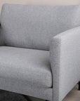 Venture Home Zoom Chair - Black / Steel Grey Fabric - vivahabitat.com