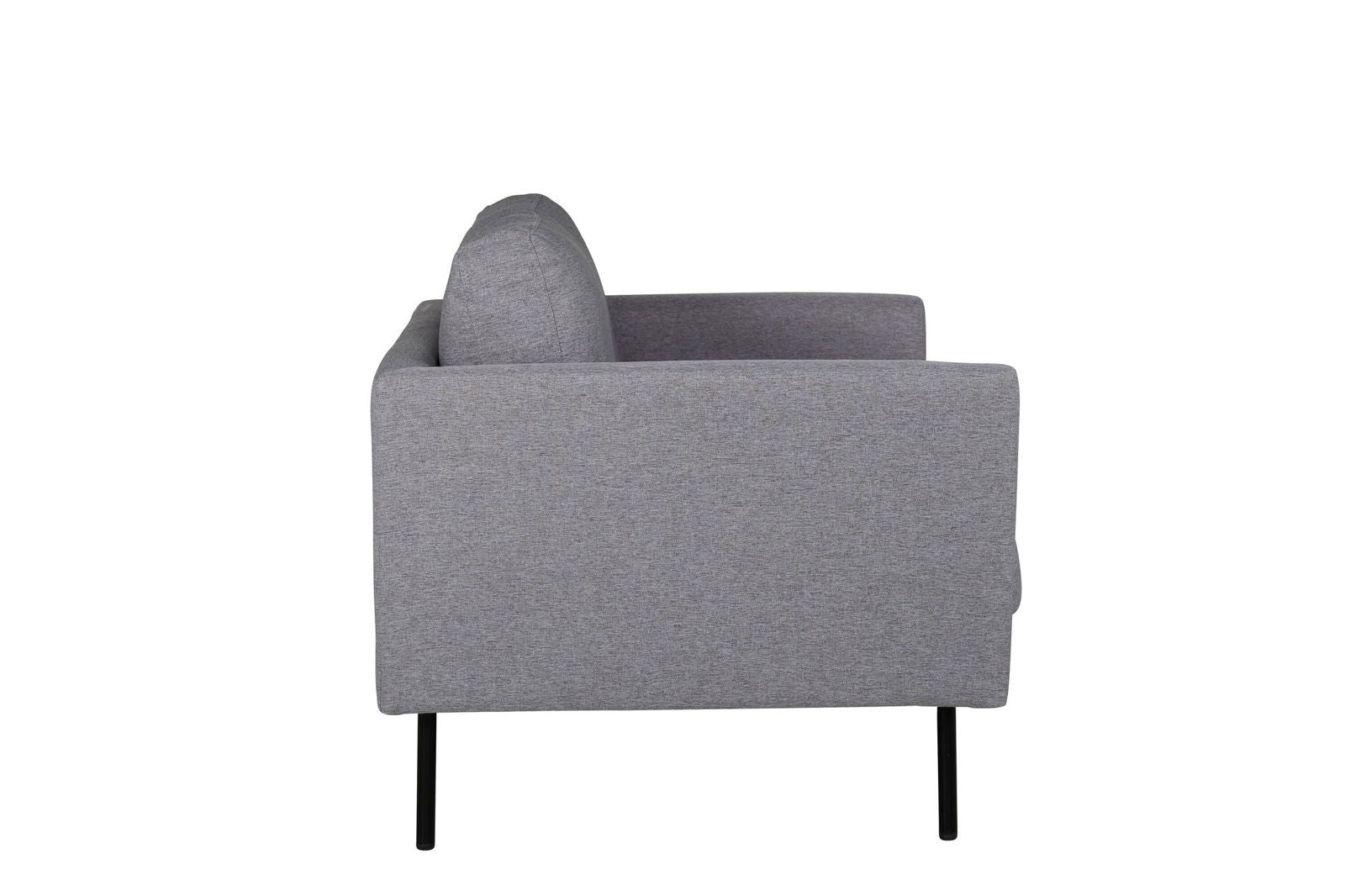 Venture Home Zoom Chair - Black / Steel Grey Fabric - vivahabitat.com