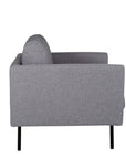 Venture Home Zoom Chair - Black / Steel Grey Fabric - vivahabitat.com