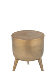 Accent Table / Stool Fone Aluminium Gold - vivahabitat.com