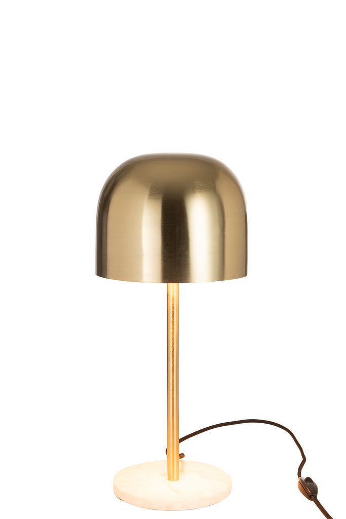 Table Lamp Queen Metal Marble Gold - vivahabitat.com