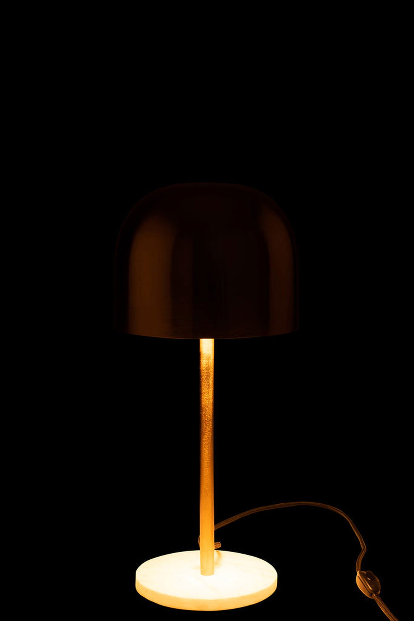 Table Lamp Queen Metal Marble Gold - vivahabitat.com