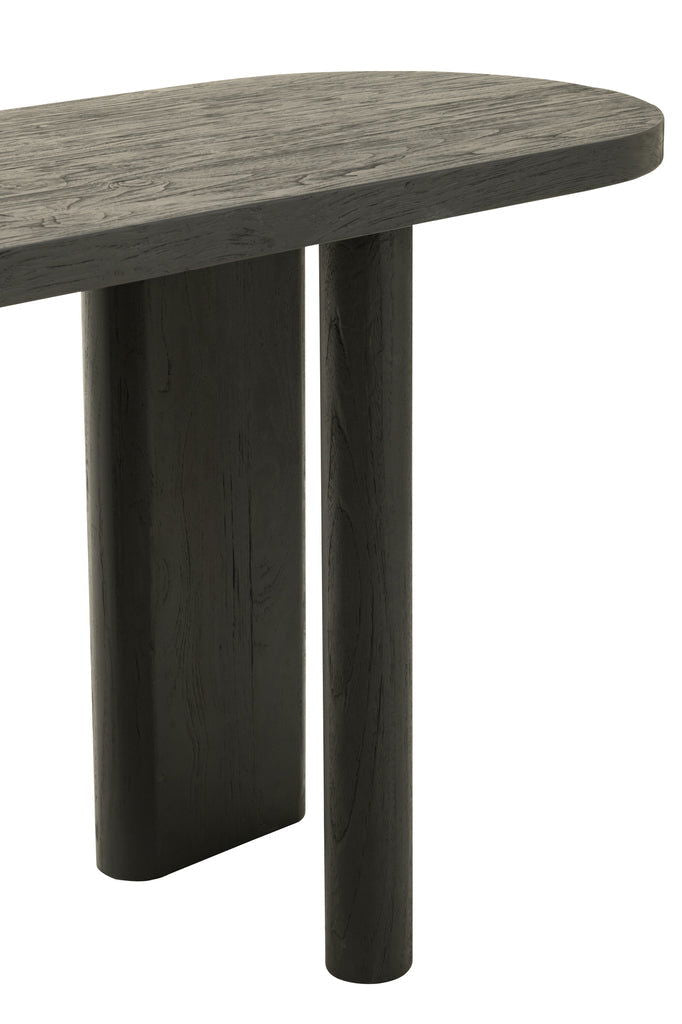 Table Teak Wood Black - vivahabitat.com