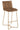 Barchair Pierre Metal/Textile Brown - vivahabitat.com