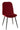 Chair Claire Metal/Textile Burgundy - vivahabitat.com