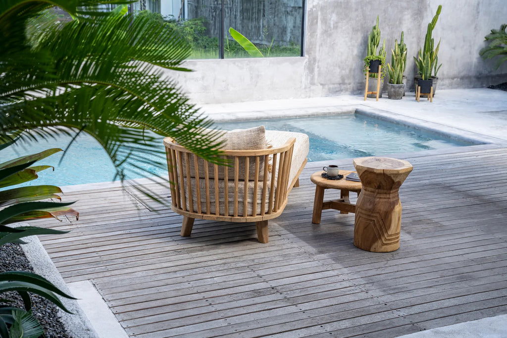 The Bloom Stool - Natural - vivahabitat.com