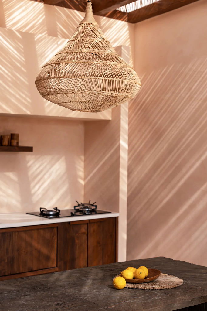 The Drop Hanging Lamp - Natural - M - vivahabitat.com