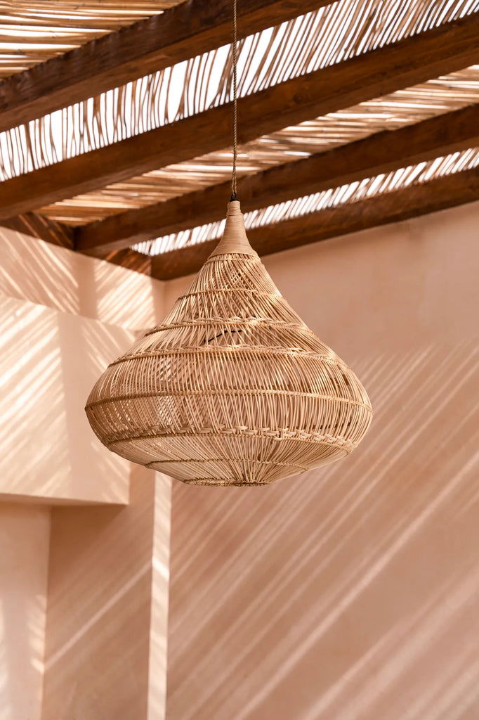 The Drop Hanging Lamp - Natural - M - vivahabitat.com