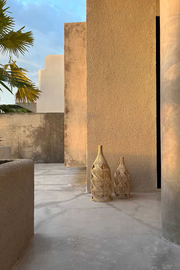 The Garaffa Hanging Lamp - Natural - L - vivahabitat.com