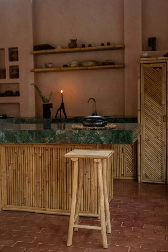 The Island Bar Chair - Natural - vivahabitat.com
