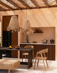 The Jelly Fish Hanging Lamp - Natural - L - vivahabitat.com