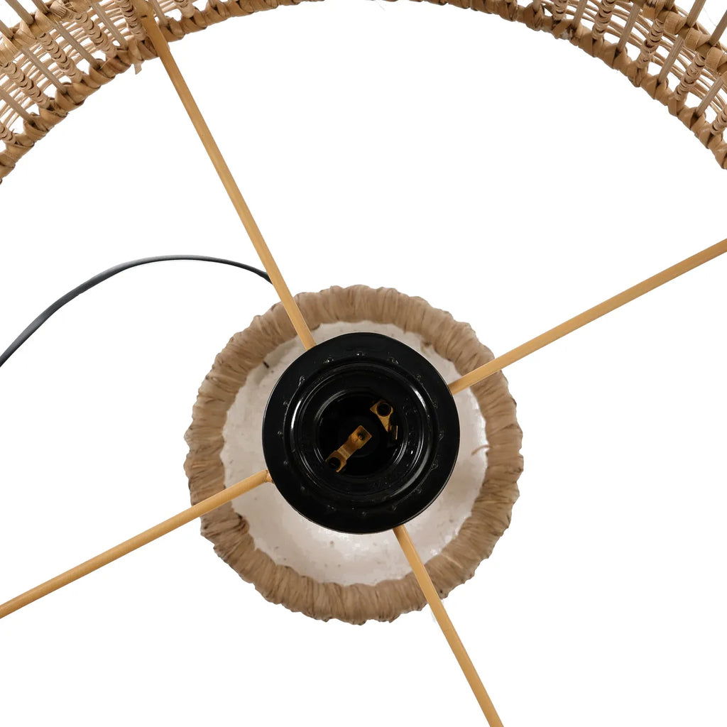 The Kiska Table Lamp - White Natural - vivahabitat.com