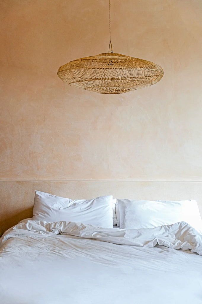 The Macaron Hanging Lamp - Natural - L - vivahabitat.com