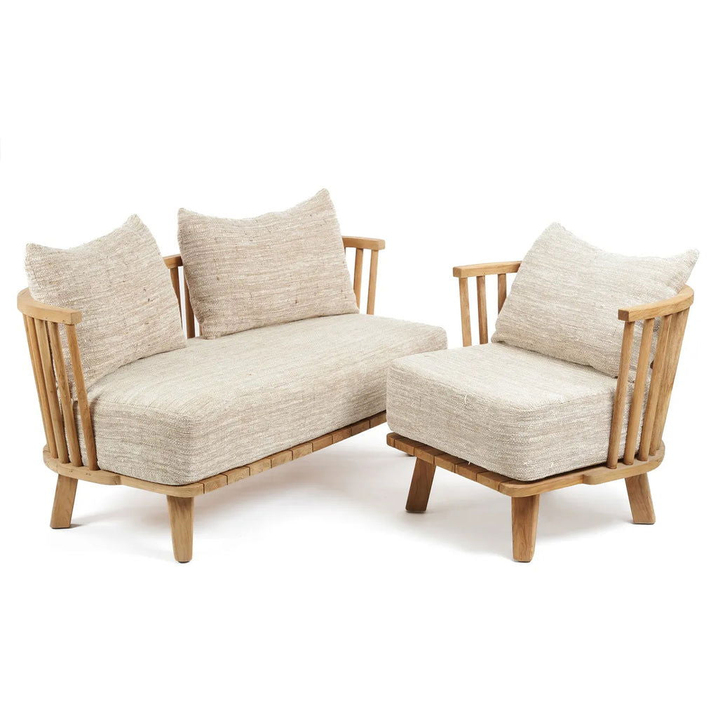 The Malawi Two-seater - Natural Beige - vivahabitat.com