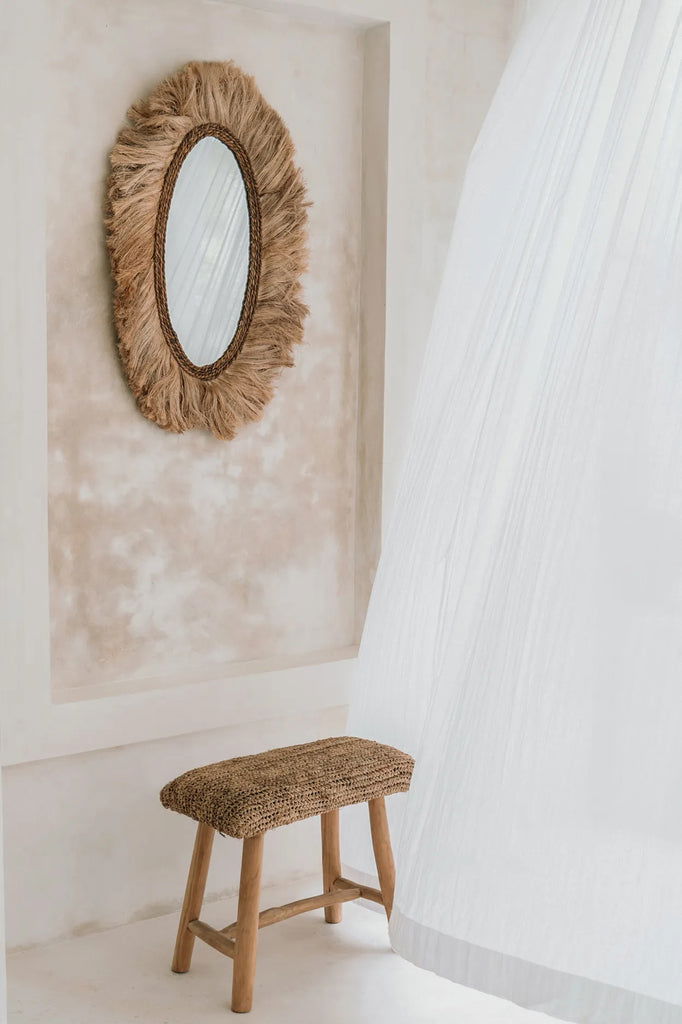 The Raffia Bench- 60 - vivahabitat.com
