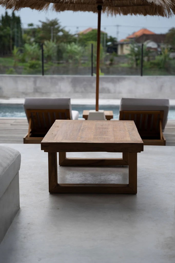 The Reclaimed Teak Coffee Table - Natural - vivahabitat.com