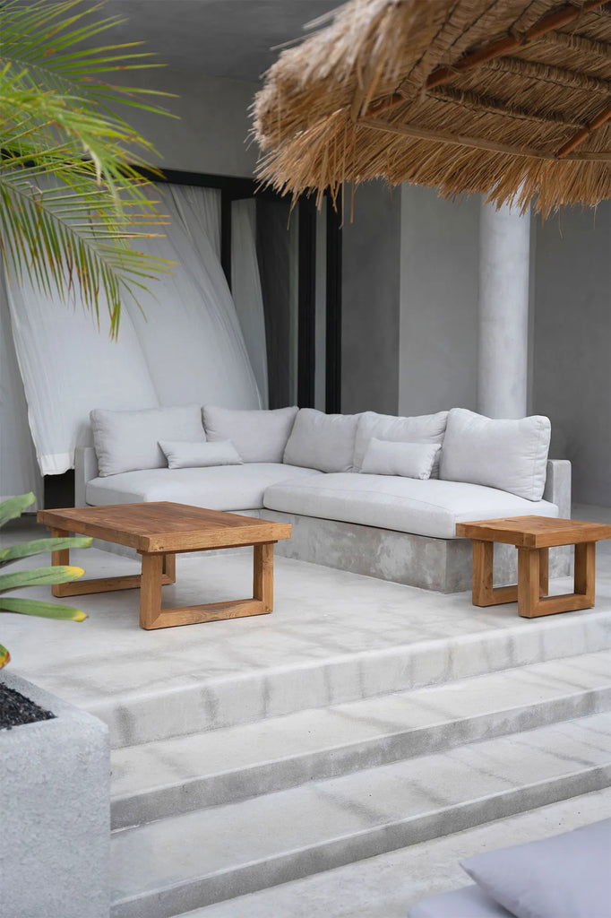 The Reclaimed Teak Side Table - Natural - vivahabitat.com