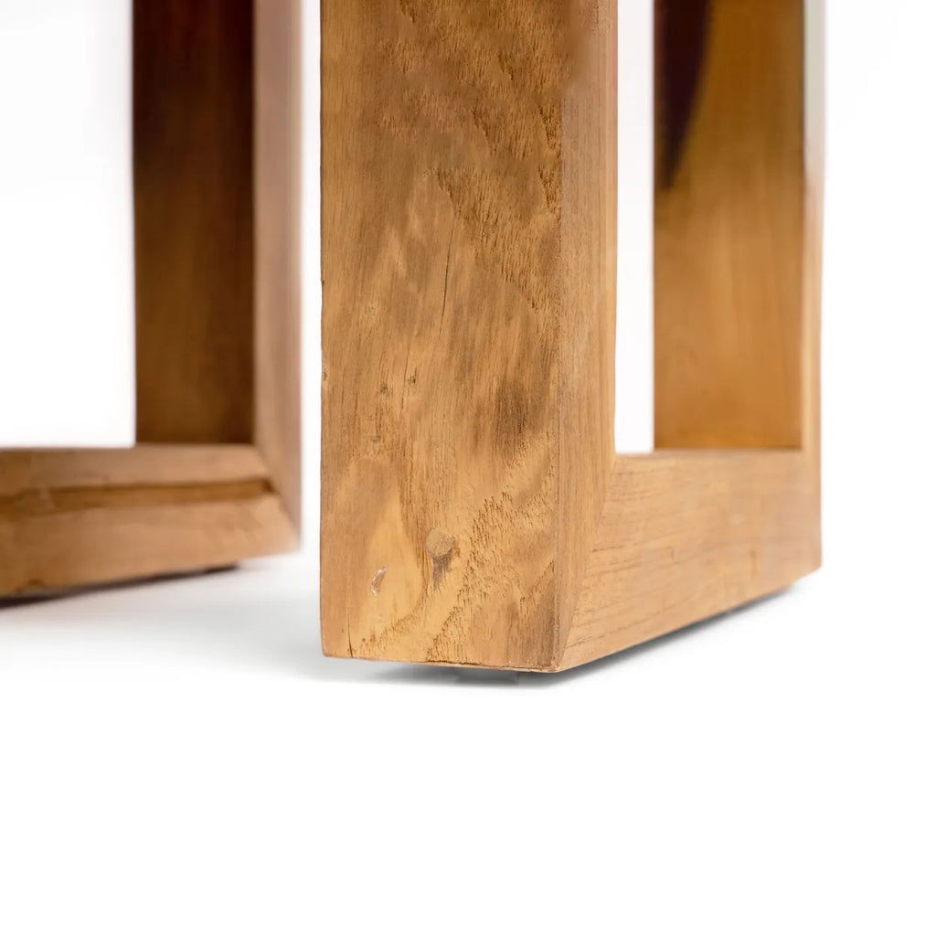 The Reclaimed Teak Side Table - Natural - vivahabitat.com