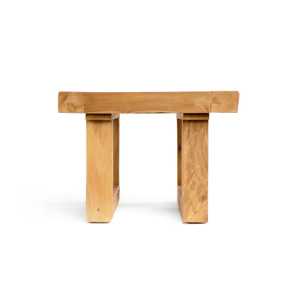 The Reclaimed Teak Side Table - Natural - vivahabitat.com