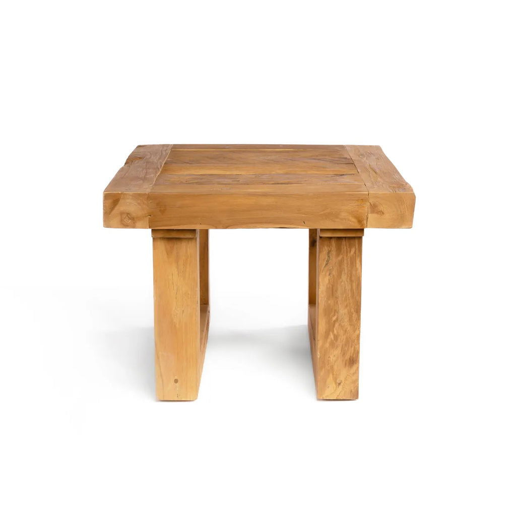 The Reclaimed Teak Side Table - Natural - vivahabitat.com