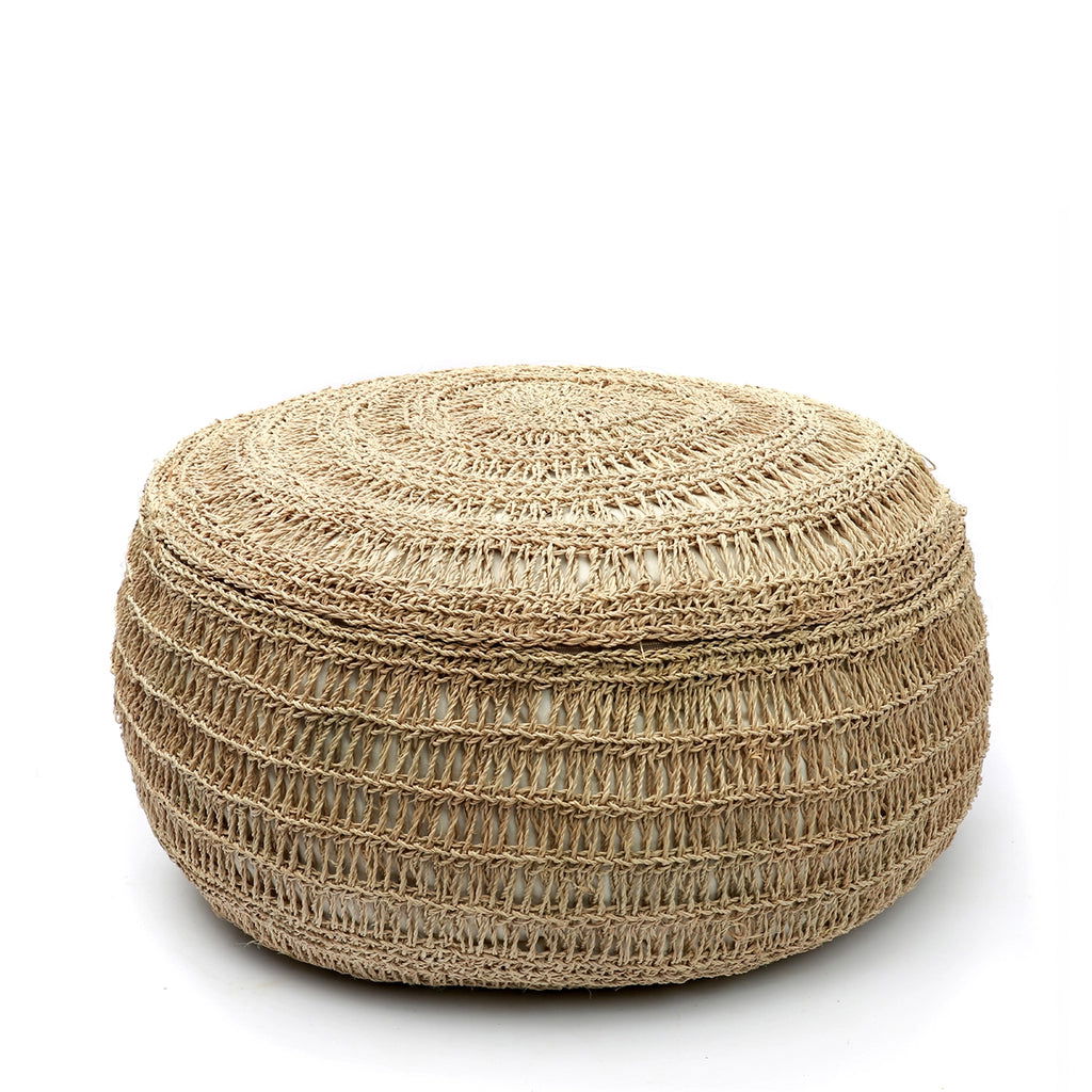 The Seagrass Pouf - Round - 60 - vivahabitat.com
