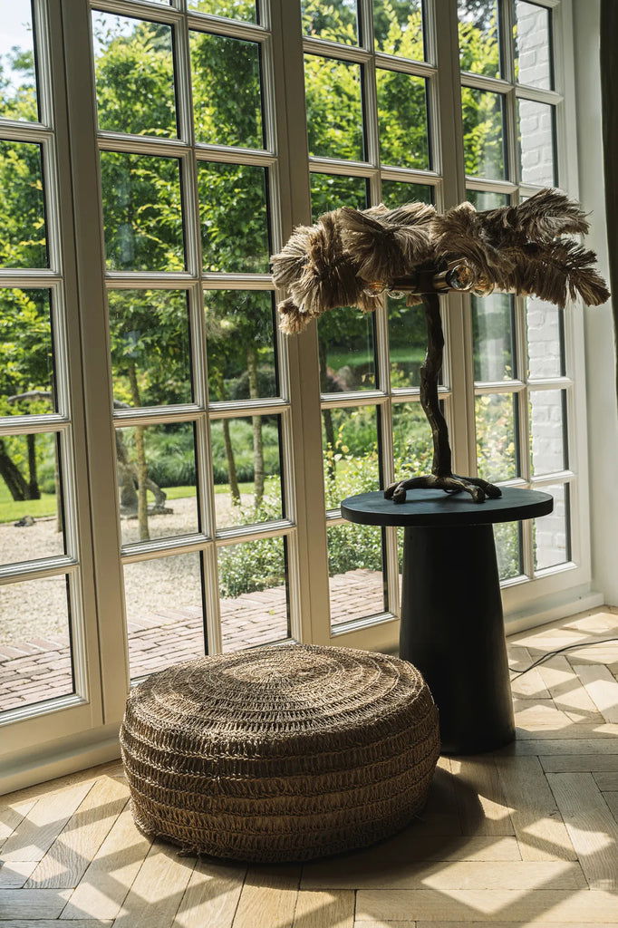 The Seagrass Pouf - Round - 60 - vivahabitat.com