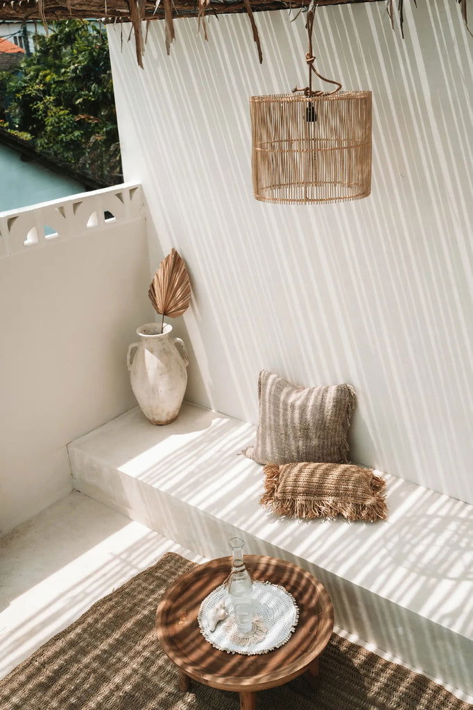 The Seagrass Shell Placemat - Withe - vivahabitat.com