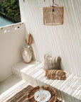 The Seagrass Shell Placemat - Withe - vivahabitat.com