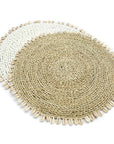 The Seagrass Shell Placemat - Withe - vivahabitat.com