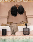 The Tribe Stool - Natural Black - vivahabitat.com