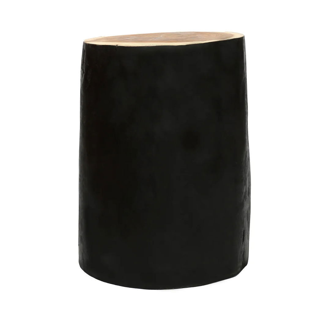 The Tribe Stool - Natural Black - vivahabitat.com