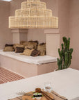 The Wedding Cake Hanging Lamp - Natural - M - vivahabitat.com
