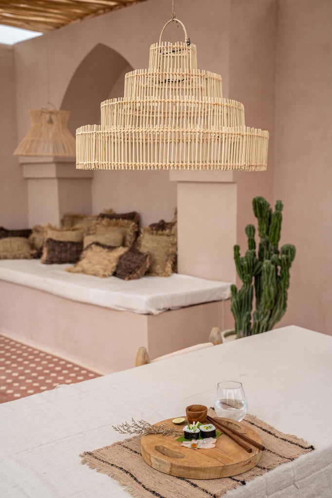 The Wedding Cake Hanging Lamp - Natural - M - vivahabitat.com
