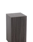 Pedestal Rectangle Mdf/Veneer Grey Small - vivahabitat.com