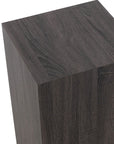 Pedestal Rectangle Mdf/Veneer Grey Small - vivahabitat.com