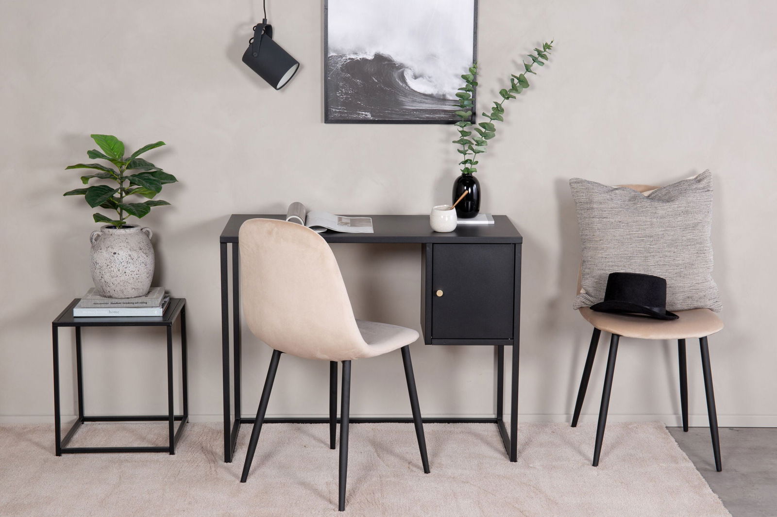 Venture Home Bakal - Desk - Black - vivahabitat.com