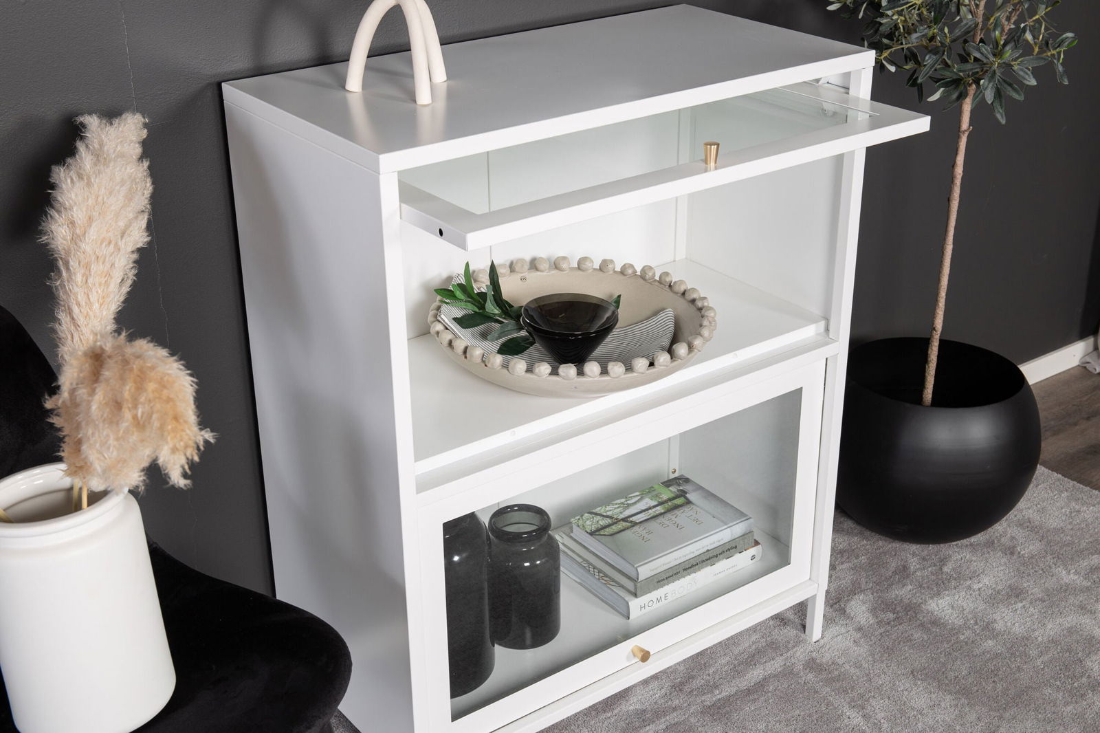 Venture Home Bakal - Low cabinet - White - vivahabitat.com