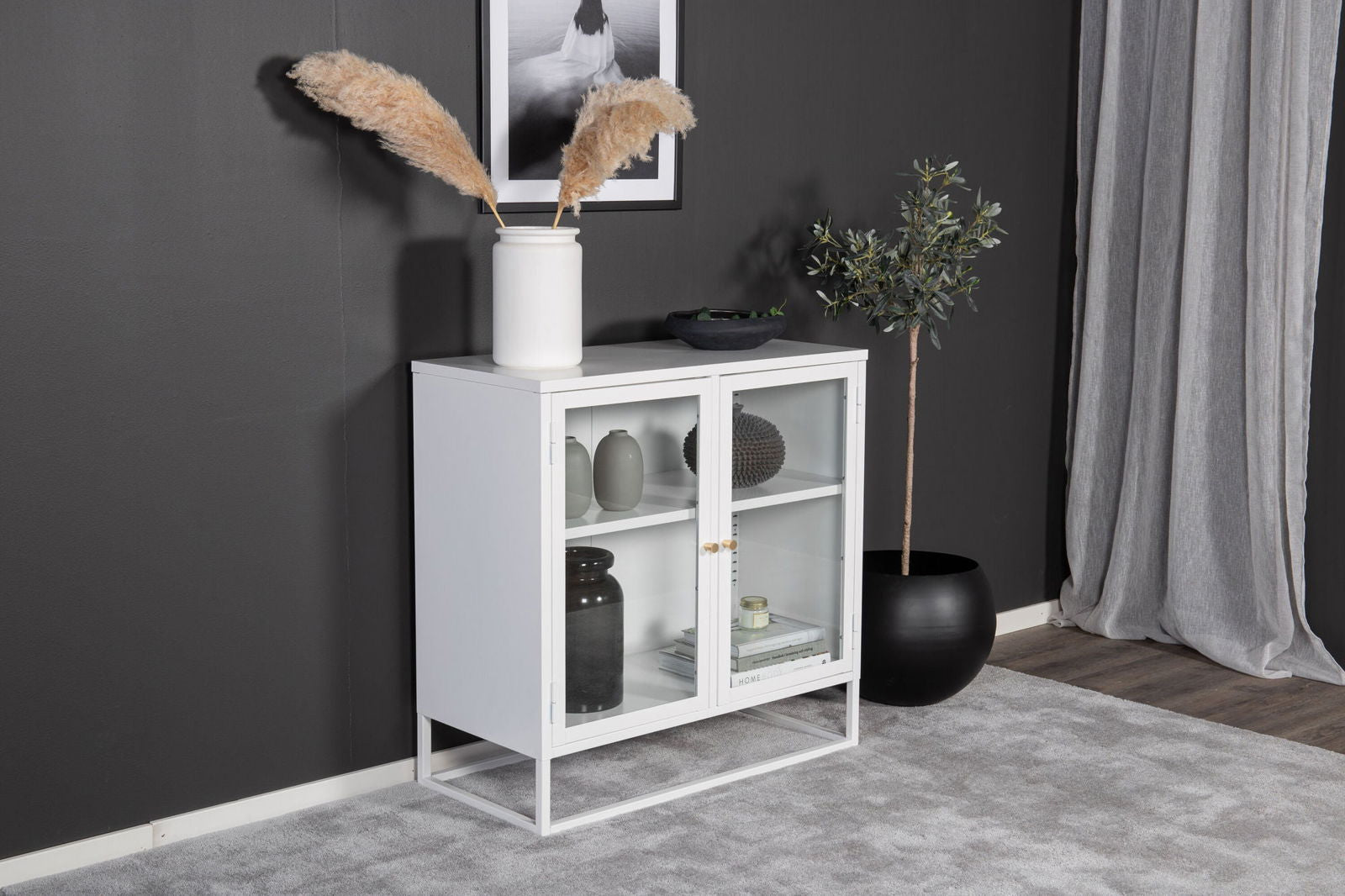 Venture Home Bakal - Open BookCase - White - vivahabitat.com