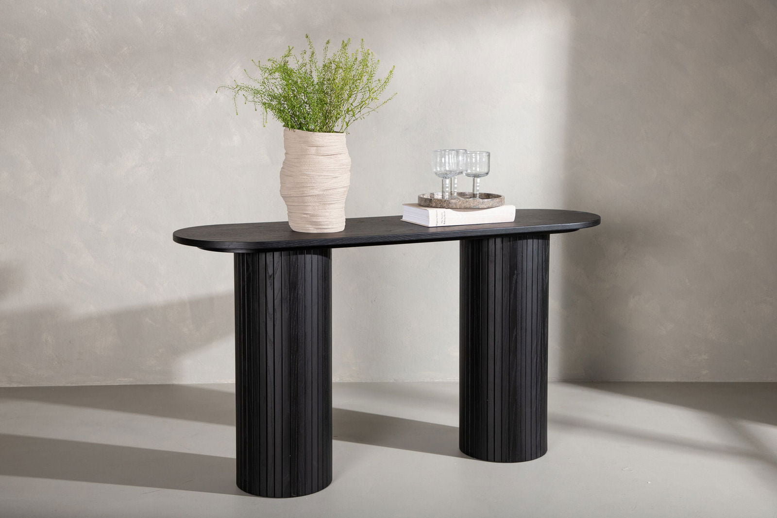 Venture Home Bianca Console Table - Black Veneer - vivahabitat.com