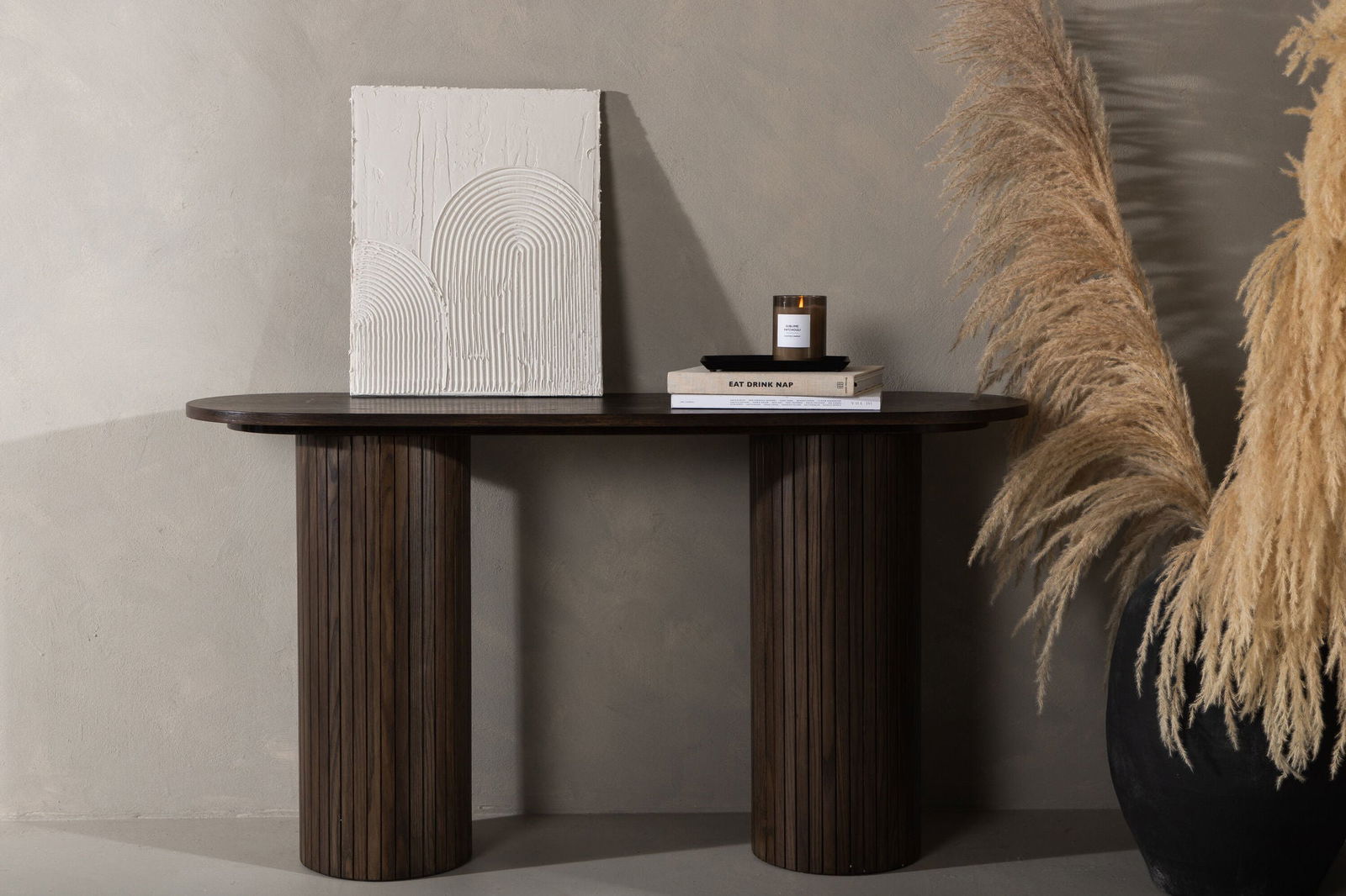 Venture Home Bianca Console Table - Mocca Veneer - vivahabitat.com