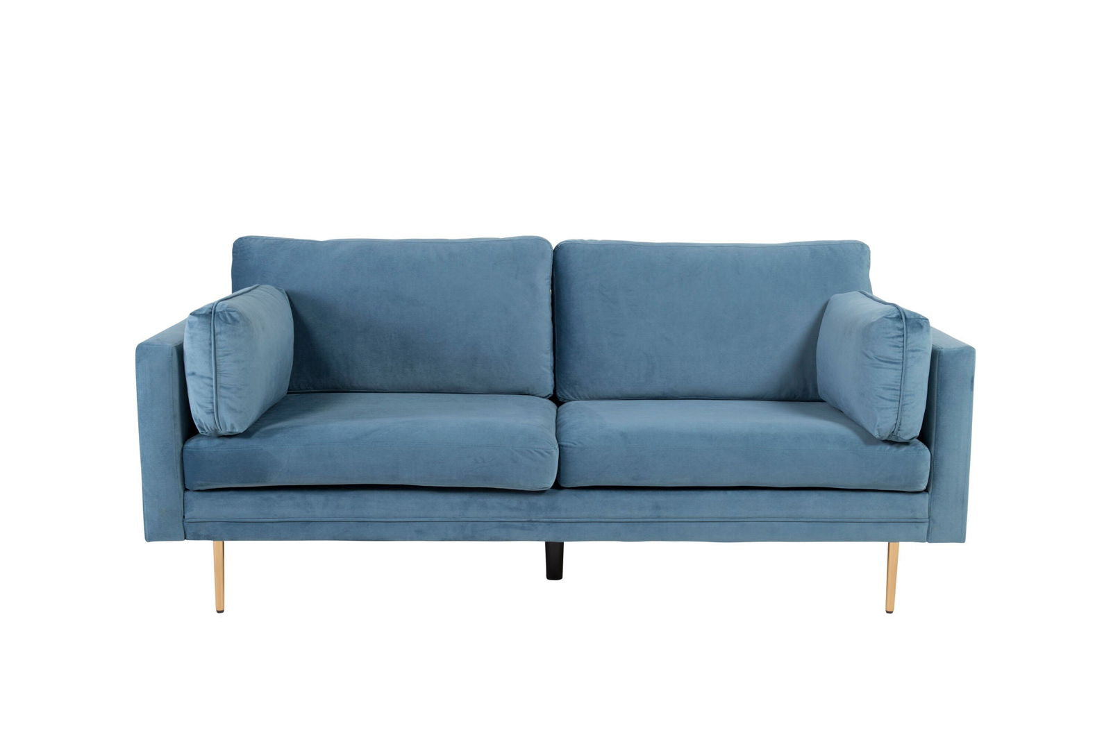 Venture Home Boom - 3 seat sofa Velvet - Blue - vivahabitat.com