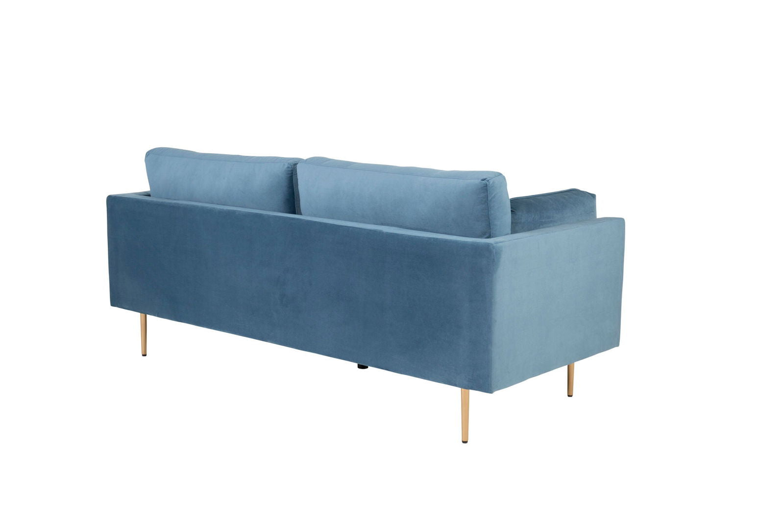 Venture Home Boom - 3 seat sofa Velvet - Blue - vivahabitat.com