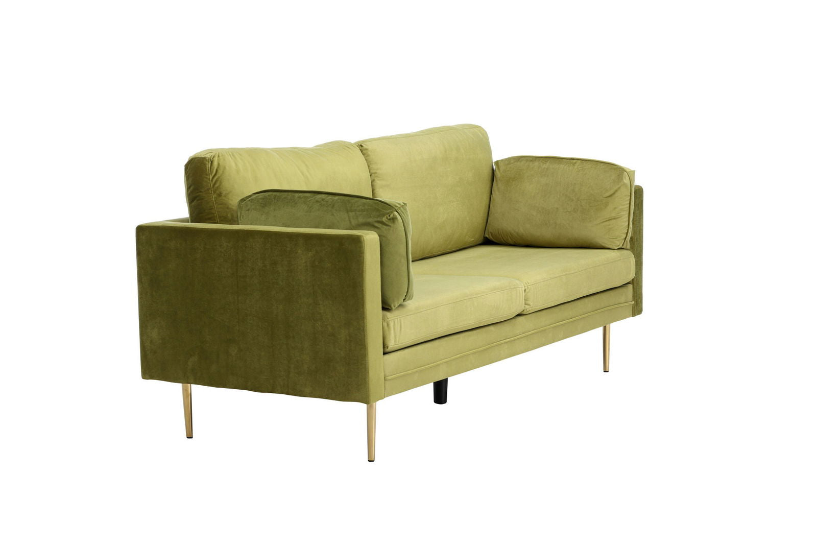 Venture Home Boom - 3 seat sofa Velvet - Spring Green - vivahabitat.com